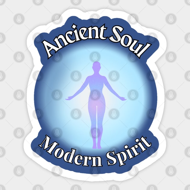 Ancient Soul Modern Spirit Sticker by The Sacred Feminine